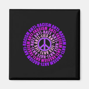 Antirasismen fascism Ljuger Hate ResistVote Shades Magnet