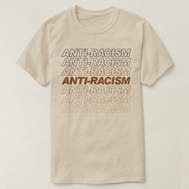 Antirasismen Mönster T Shirt (Design framsida)