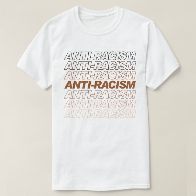 Antirasismen Mönster T Shirt (Design framsida)
