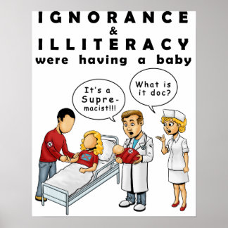 Antirasismen Poster att visa att rasismen föds