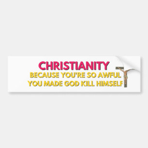 antireligion bildekal