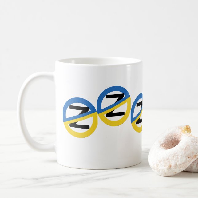 Antiryska Z T-Shirt Kaffemugg (Med munk)