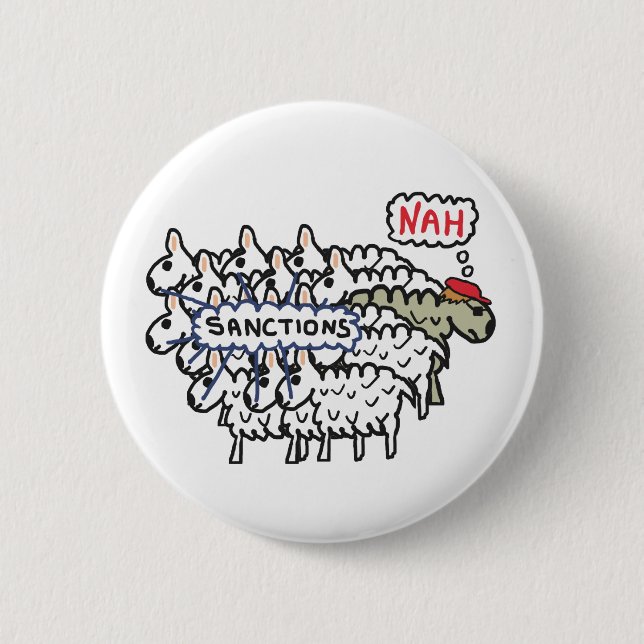 Antisanktionsfår Knapp (Framsida)