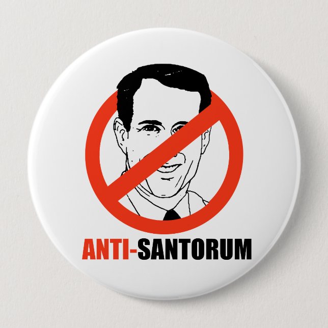 AntiSantorum- Knapp (Framsida)