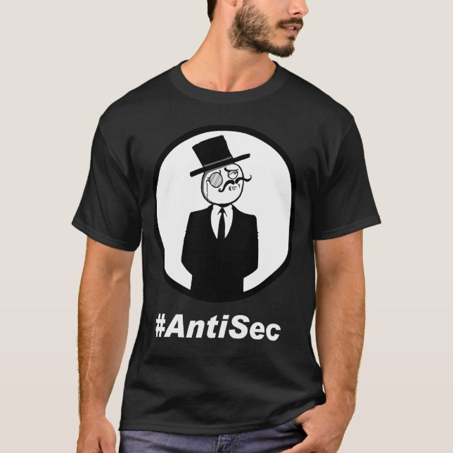 #AntiSec LOGO - B Tee Shirt (Framsida)