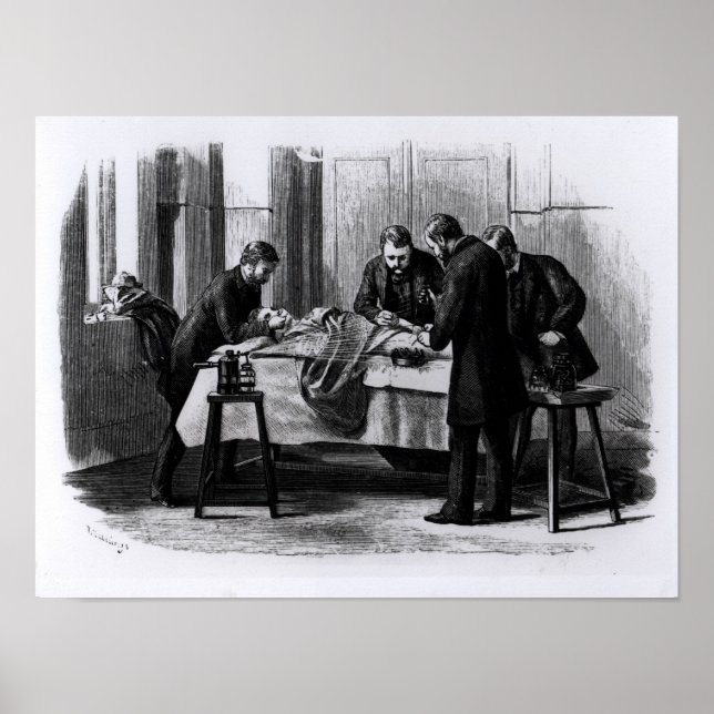 Antiseptisk kirurgi, 1882 poster (Framsidan)