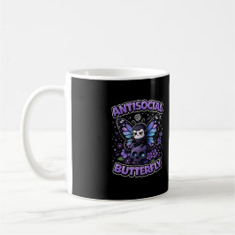 Antisocial Fjäril Kaffemugg