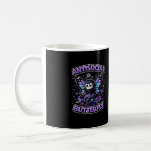 Antisocial Fjäril Kaffemugg