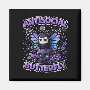 Antisocial Fjäril Magnet