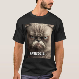 Antisocial grumpy Cat nr 1 T Shirt