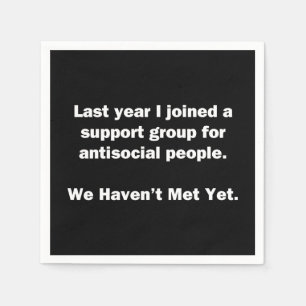 Antisocial grupp pappersservett