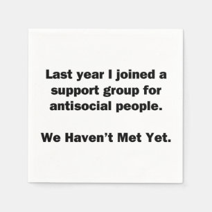 Antisocial grupp pappersservett