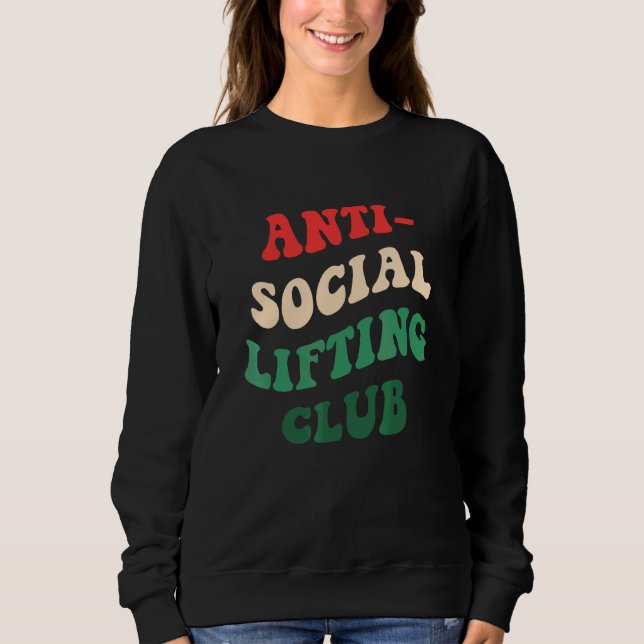 Antisocial Lifting C l u b T Shirt (Framsida)