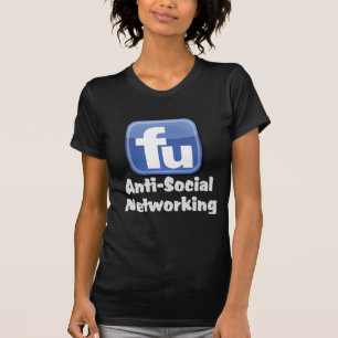 AntiSocial nätverkande Tee Shirt