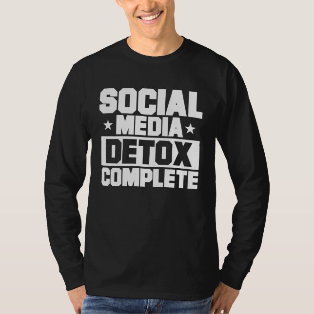 Antisocial Social Media Detox Complete Introvert T Shirt (Framsida)