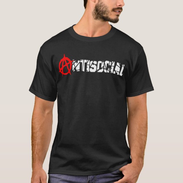 Antisocial Tee Shirt (Framsida)