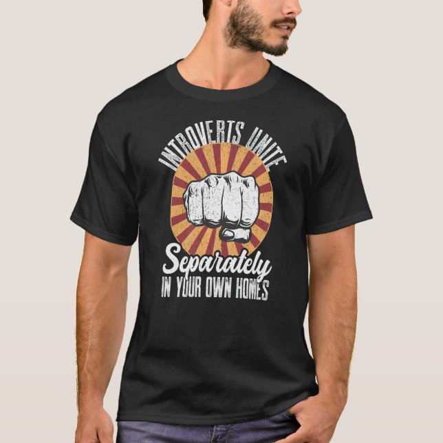 Antisociala introduktioner förenar sig var för sig t shirt (Framsida)