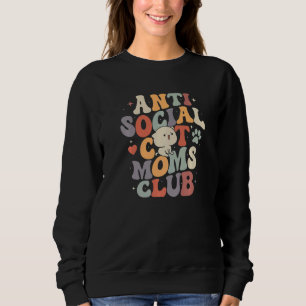 Antisociala kattmammors klubb för coola katter och t shirt