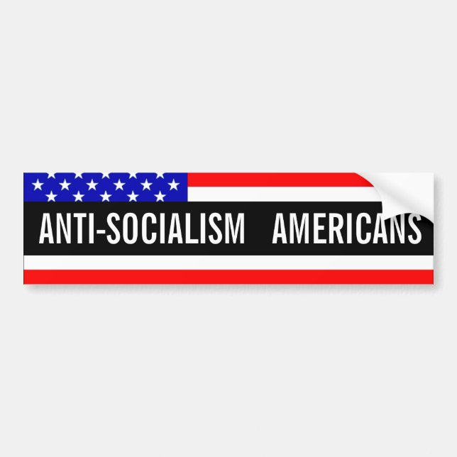 Antisocialism Bildekal (Framsidan)