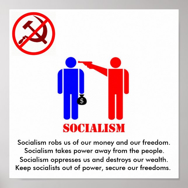 Antisocialism Poster (Framsidan)