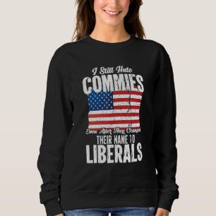 Antisocialistisk kommunistisk pro Amerika patrioti T Shirt