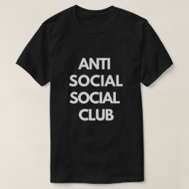 Antisocialt socialt klubb t shirt