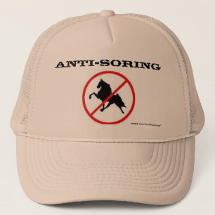 Antisoring hat with Ban Symbol Truckerkeps
