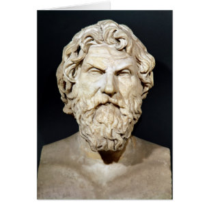 Antisthenes Bust Hälsningskort