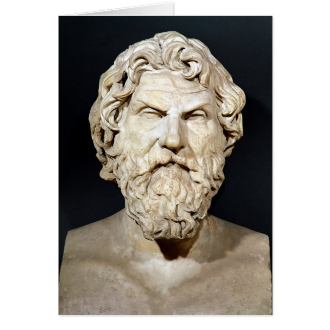 Antisthenes Bust Hälsningskort (Framsidan)