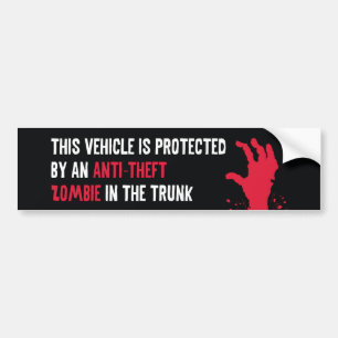 AntistöldZombie Bildekal