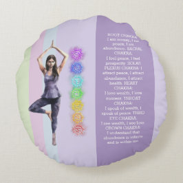 ANTISTRESS CALM CHAKRA VISUALIZATION relax Rund Kudde