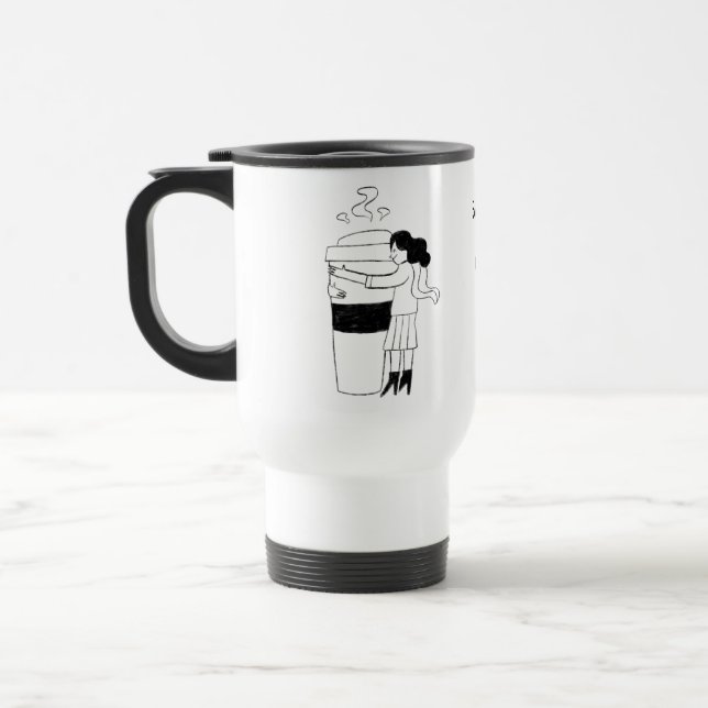 ANTISTRESS freehand drawing original Resemugg (Vänster)