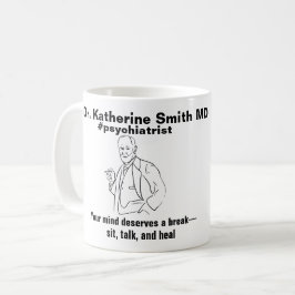 ANTISTRESS Freud Psychiatry Therapy Clinic Health Kaffemugg