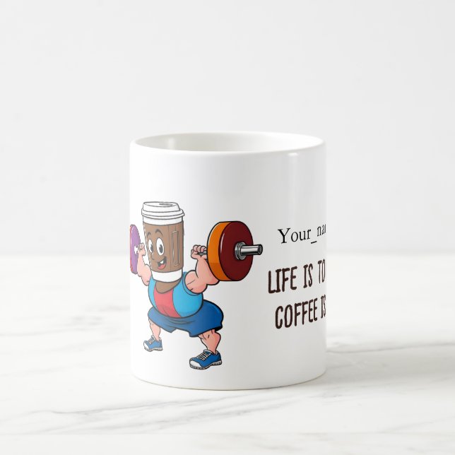 ANTISTRESS Life is tough, but coffee is strong Kaffemugg (Center)