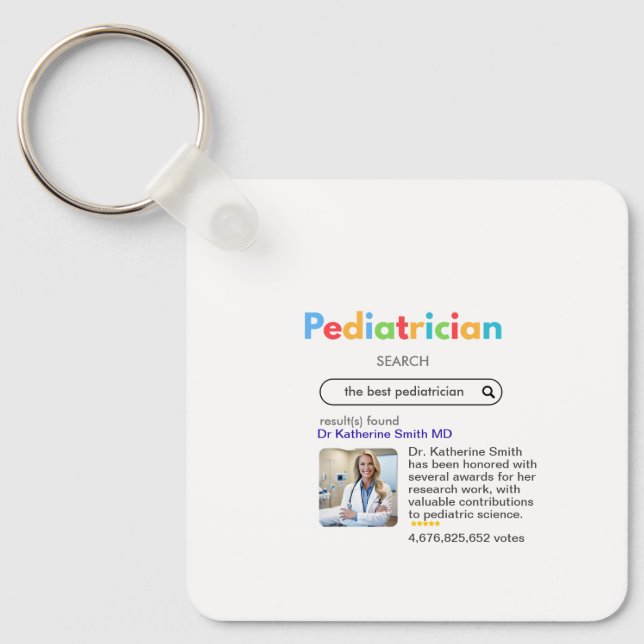 antistress pediatrician Google search result votes Nyckelring (Framsida)