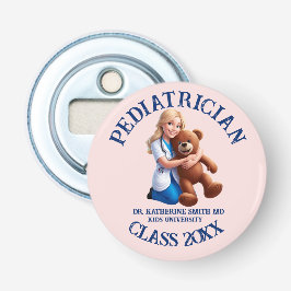 antistress pediatrician teddy bear kids university flasköppnare