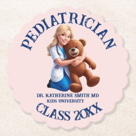 antistress pediatrician teddy bear kids university underlägg papper