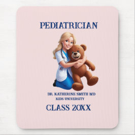 antistress pediatrician teddy bear pink university musmatta