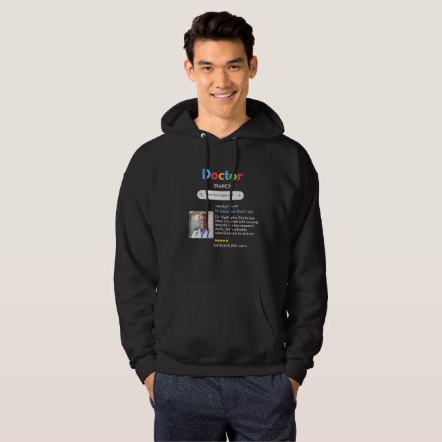 ANTISTRESS PHYSICIAN DOCTOR google INTERNIST Hoodie (Hel framsida)