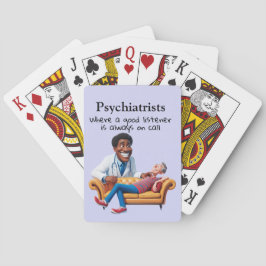 antistress psychiatrist doing psychotherapy  Freud Casinokort