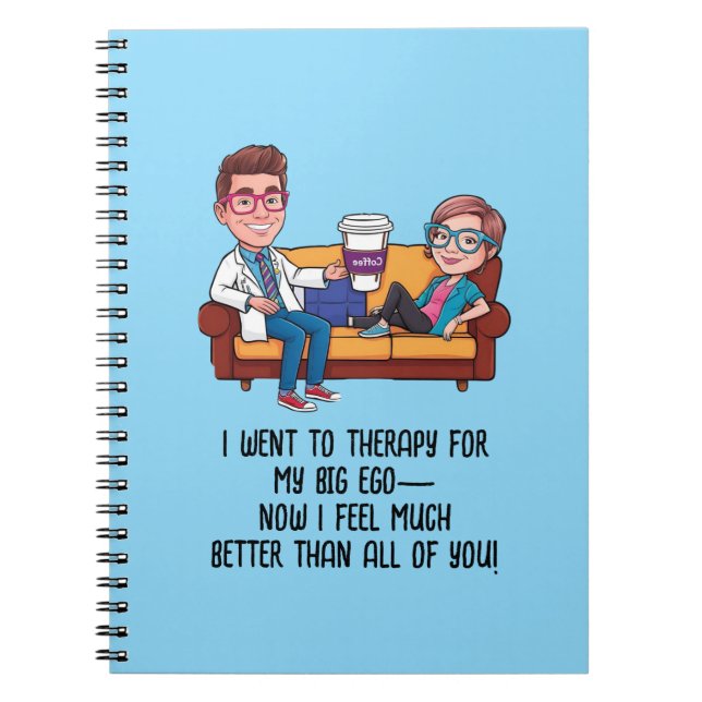 ANTISTRESS psychiatrist THERAPIST doctor Anteckningsbok (Framsidan)