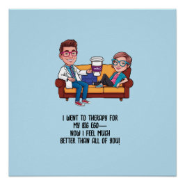 ANTISTRESS psychiatrist THERAPIST MENTAL HEALTH Perfect Poster