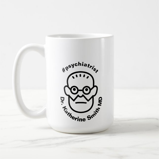 Antistress Psychoanalysis Freud psychiatry Clinic Kaffemugg (Vänster)
