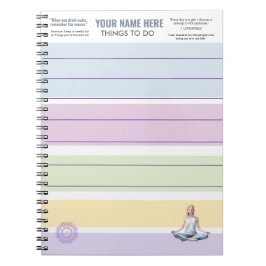 ANTISTRESS RELAX CALM SERENE YOGA ANTECKNINGSBOK