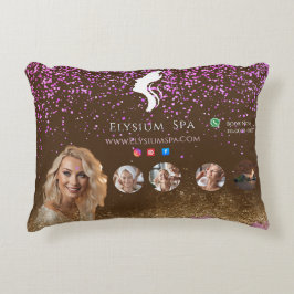 ANTISTRESS Terracotta Gold Spa Beauty social media Prydnadskudde