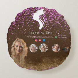 ANTISTRESS Terracotta Gold Spa Beauty social media Rund Kudde