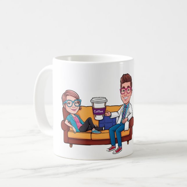 ANTISTRESS This coffee is my therapy Kaffemugg (Framsida vänster)