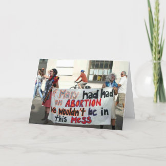 Antitheist hälsningkort kort