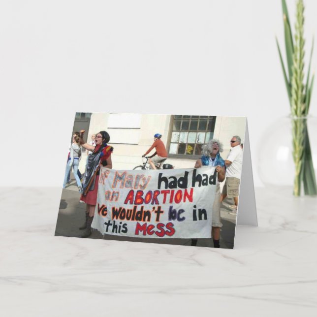 Antitheist hälsningkort kort (Framsida)