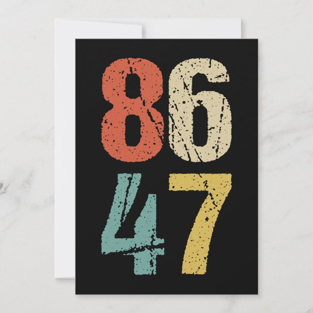 Antitrump - 86 47 I (Framsida)